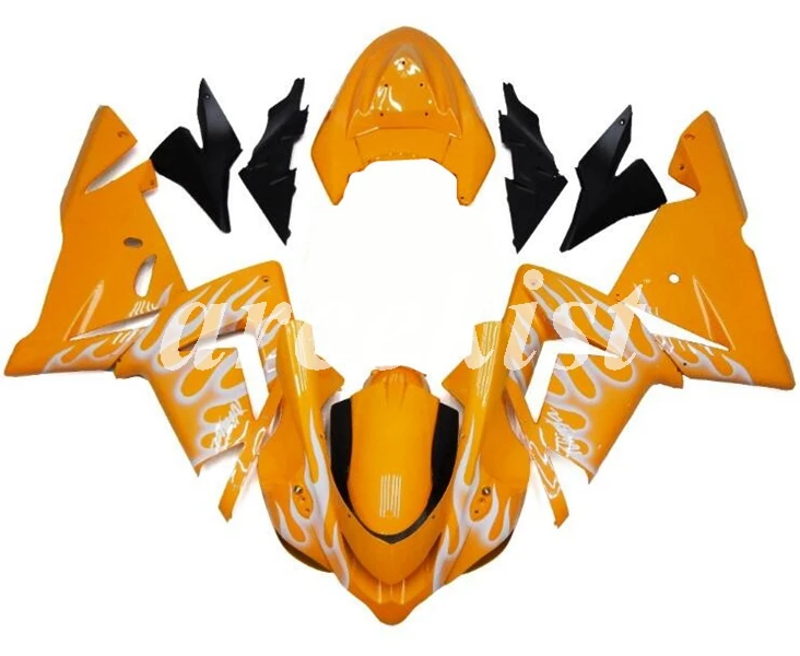 

New ABS Motorcycle Full Fairings kit Fit for Kawasaki Ninja ZX10R 2004 2005 04 05 10R Fairing Body set Orange