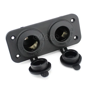 

Adaptador de cigarrillos del automovil 12V moto dual doble de enchufe hembra