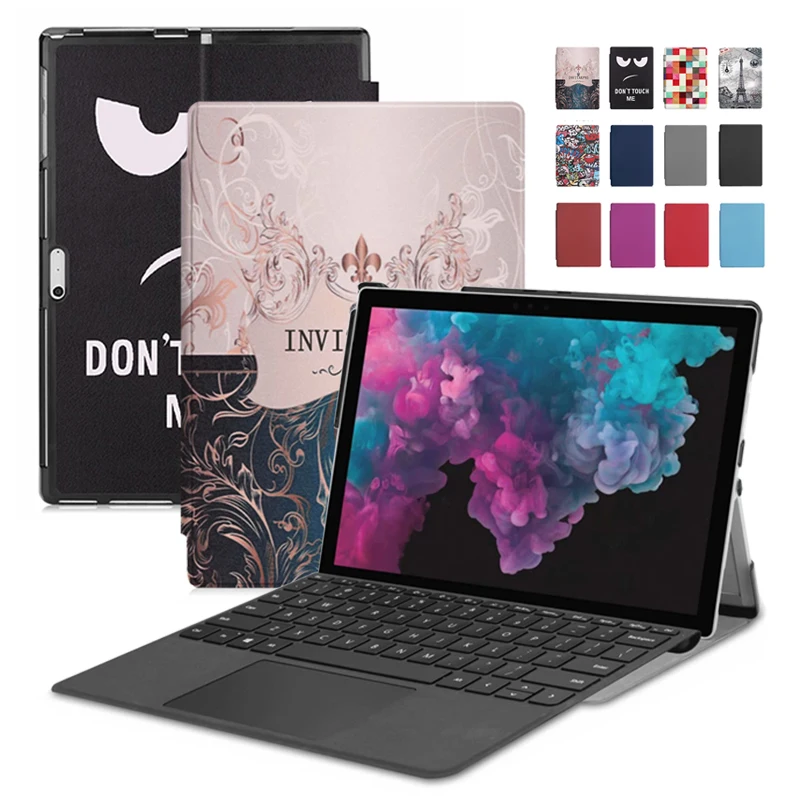 Карст легкий ультра тонкий кожаный чехол для microsoft Surface Pro 7 6 5 4 1866 1724 12 3 дюймов