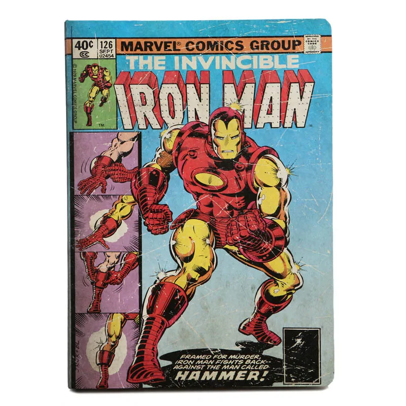 Iranman Мститель BookLight Железный человек Капитан Америка Тор человек паук Antman Халк собрать коллекция светодиодное освещение BookLamp подарки кинофанаты - Испускаемый цвет: Iranman