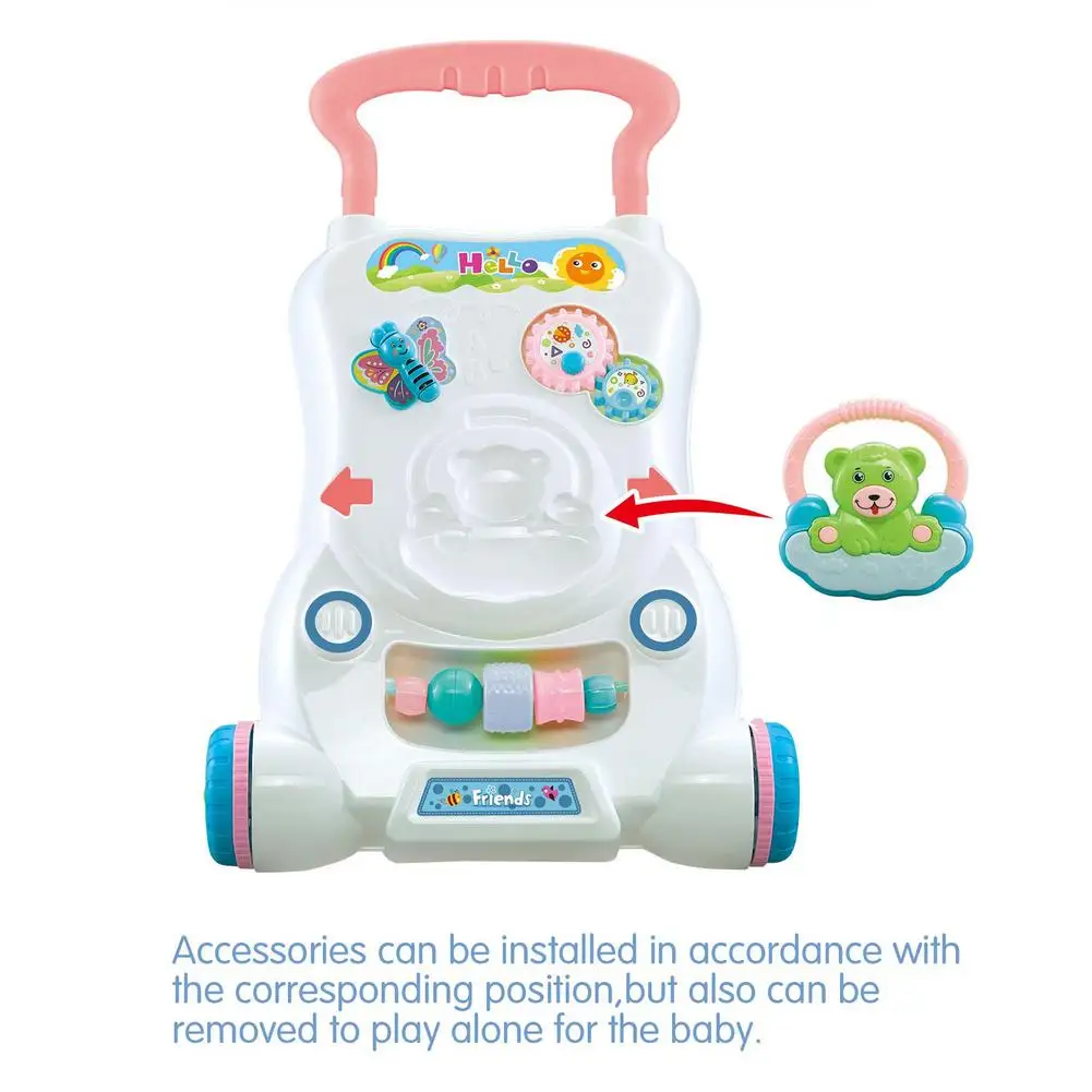 High Quality Baby Walker Toddler Stroller Sit-To-Stand Abs Musical Walker With Adjustable Screw For Child'S Early Learning Toy Gift 15 High Quality Baby Walker Toddler Stroller Sit-To-Stand Abs Musical Walker With Adjustable Screw For Child'S Early Learning Toy Gift