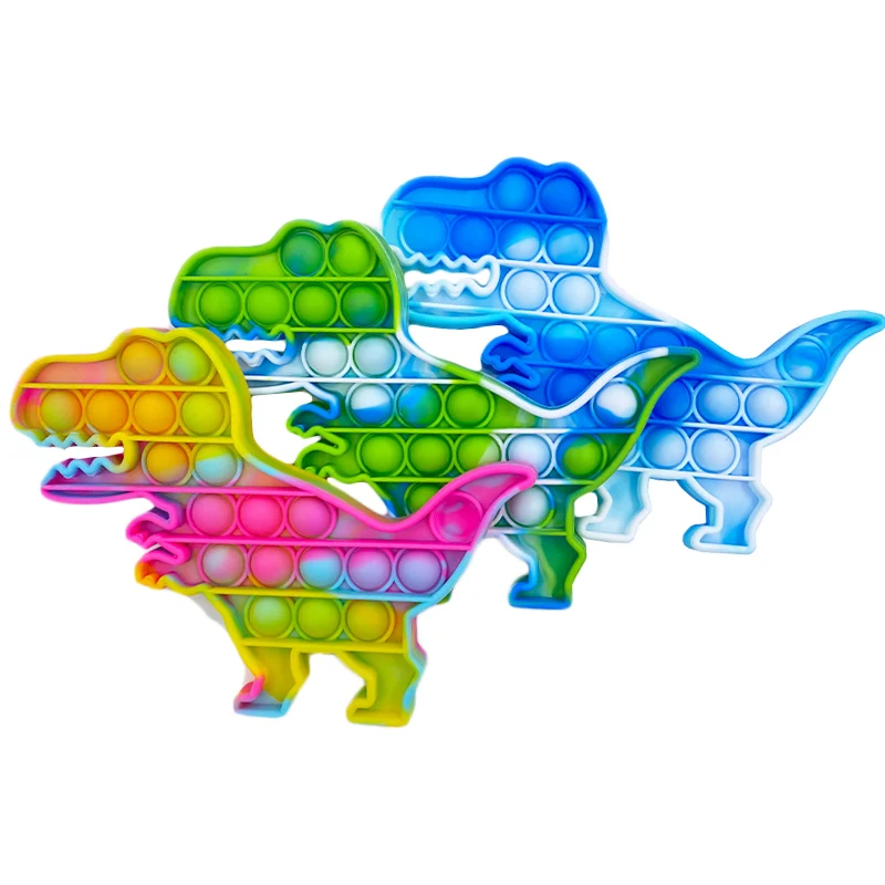 Fidget Reliver Stress Toys Rainbow Push Bubble Antistress Toys Sensory Toy To Relieve Autism Free Shipping