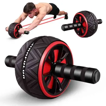 

1Pc 2020 ABS Mute Abdominal Wheel Exercise Gym Roller Core Fitness Muscle Trainer Ab Roller Strength Training Sports Equipment