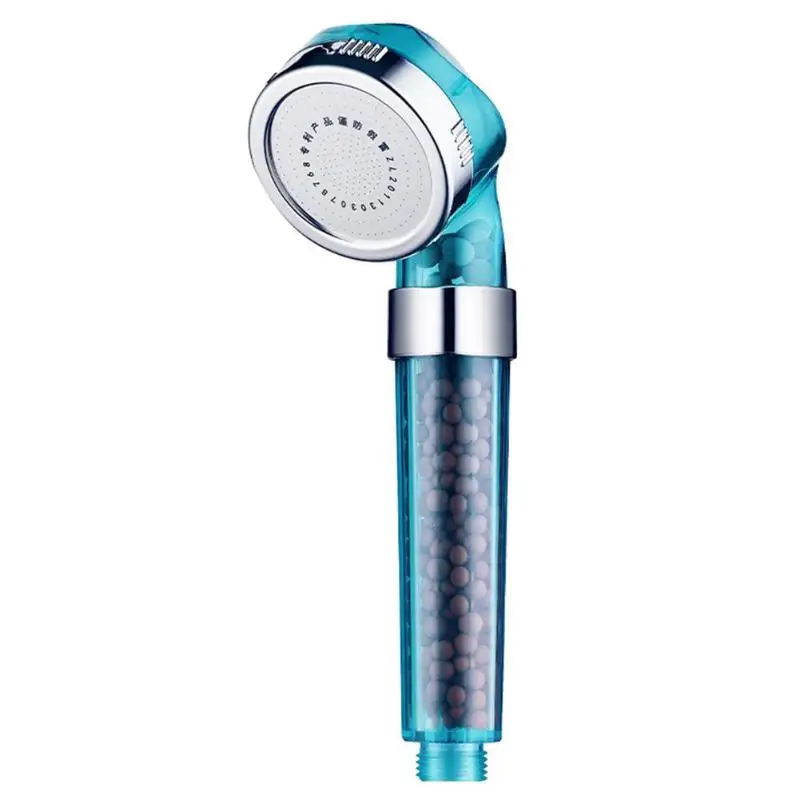 Ванная комната вода терапия душ анион спа душевая головка экономия воды дождевой Душ фильтр насадка высокого давления ABS спрей - Цвет: Blue Large