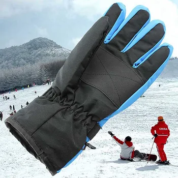 

Antiskid Wear Resistant Ski Gloves Mountain Skiing Snowmobile Glove Full Finger Waterproof Windproof Riding Gloves HOT