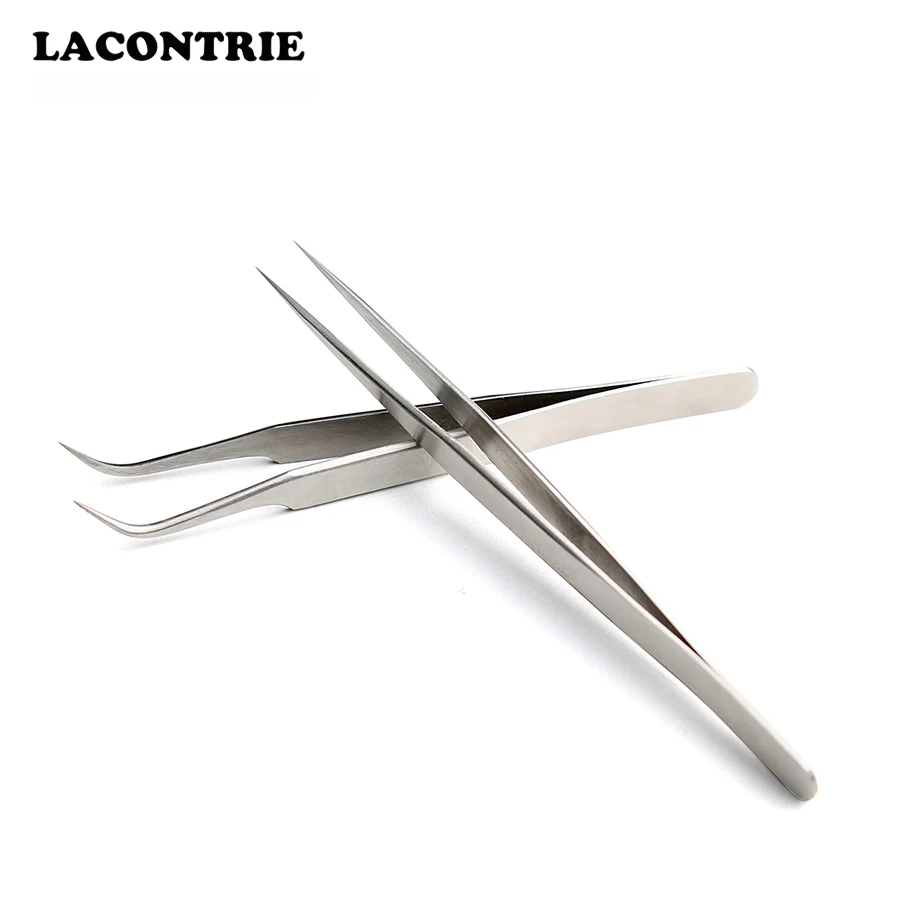 1 шт. пинцет для бровей и наращивания ресниц из нержавеющей стали| |