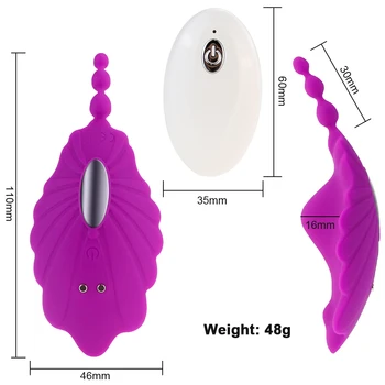 Wearable Panty Vibrator Invisible Vibrating Egg Remote Control Vagina Clitoral Stimulation Anal Sex Toys for Women Masturbator 3