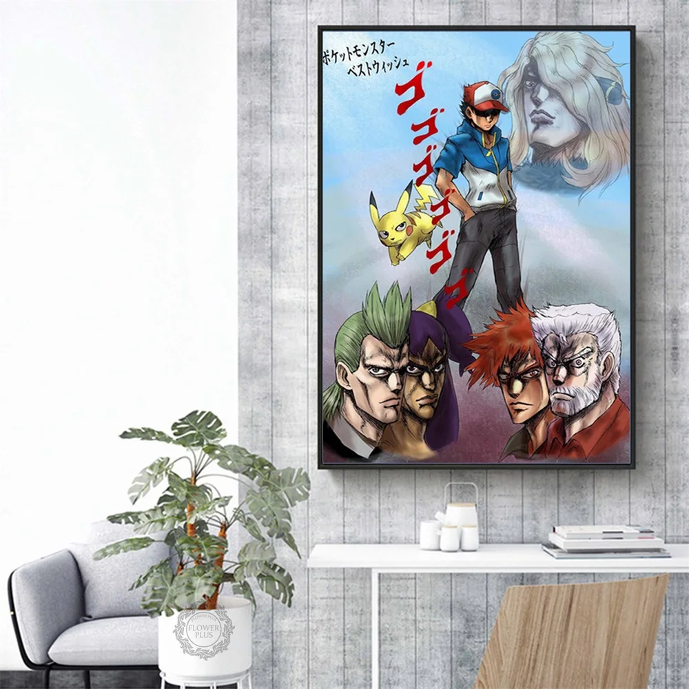Постер и принты JoJo s Необычные Приключения действие Япония Аниме Малыш картины классическое искусство настенные картины для гостиной домашний декор