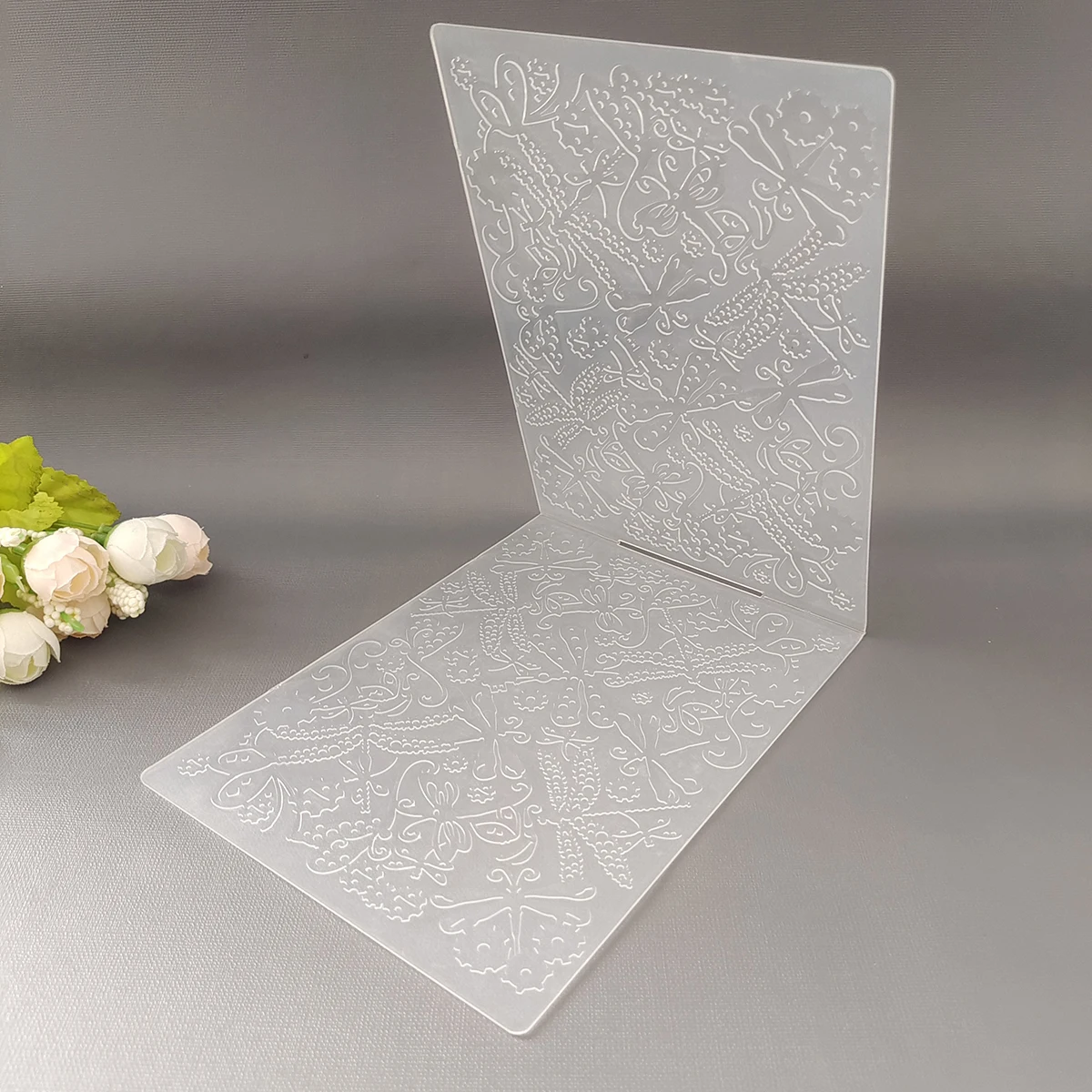 24 Models Birthday/Love Embossing Folder Transparent Plastic Plates DIY Paper Cutting Dies Scrapbooking