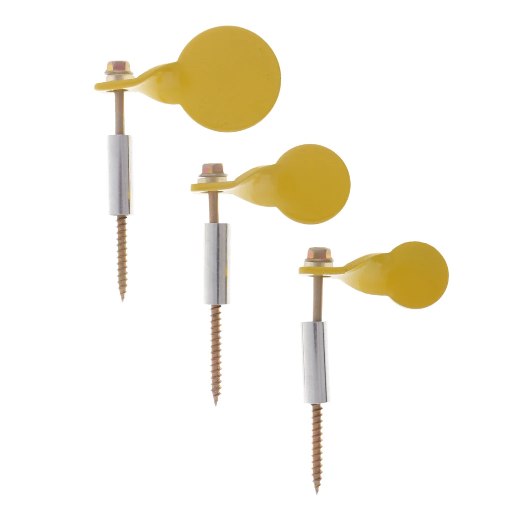 3pcs 3mm Thickness Stainless Steel Spinner Plinking Target 3 Sizes 3pcs 3mm Thickness Stainless Steel Spinner Plinking Target 3 Sizes