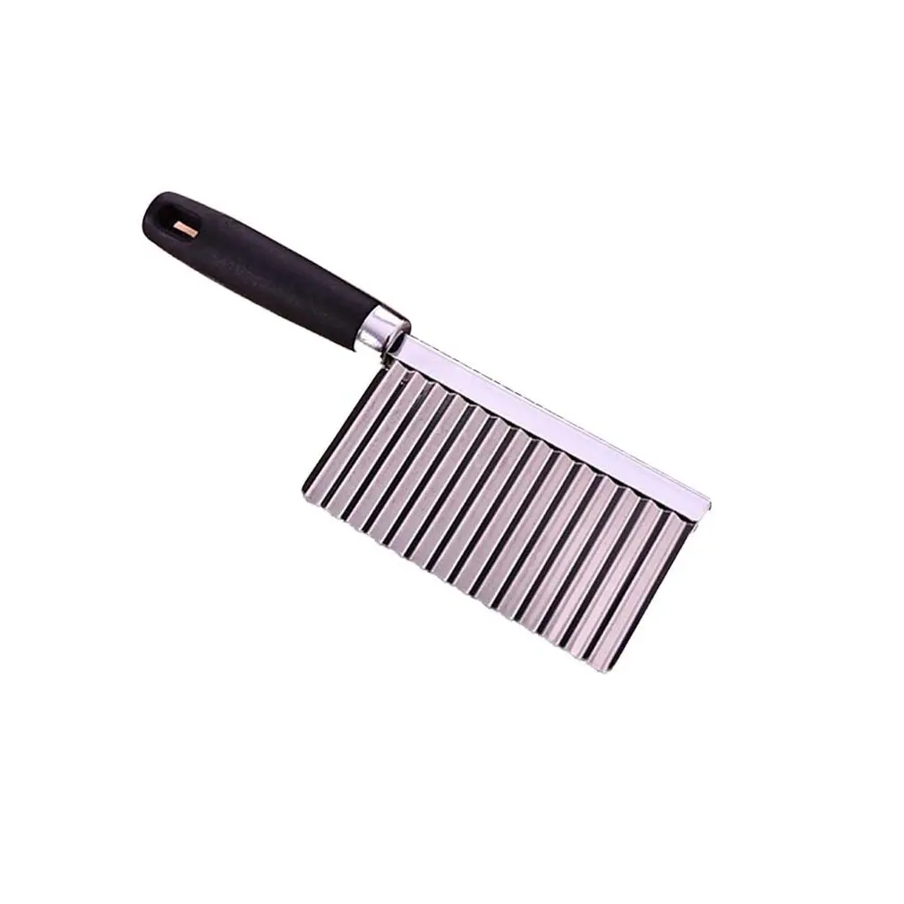 

Stainless Steel Vegetable Fruit Wavy Cutter Potato Cucumber Carrot Waves Cutting Knife Kitchen Cooking Tool