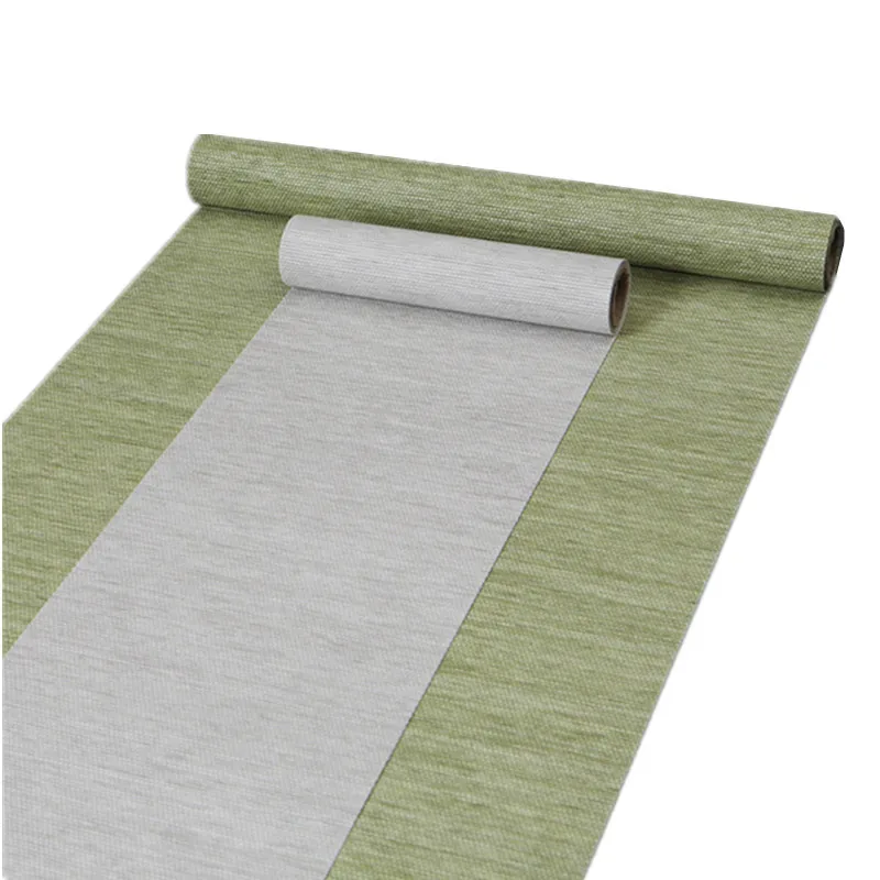 Paper Weave Table Runner Waterproof Table Cloth For Home Wedding Banquet Festival Party Catering Hotel Decoration Table Flag