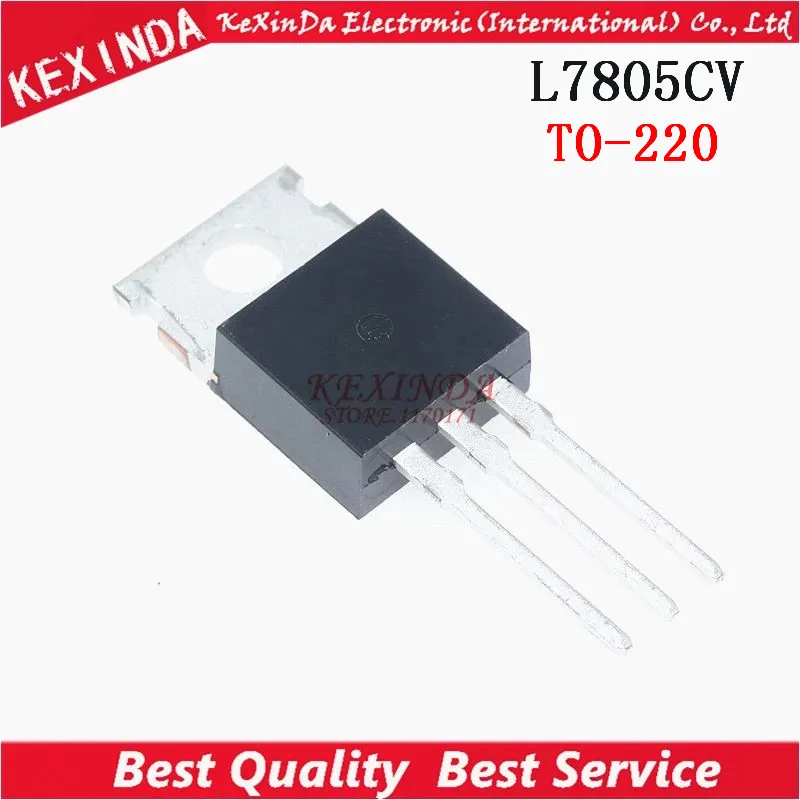 10 шт./лот L7805CV 7805 L7805 5 в регуляторы положительного напряжения TO220 | Электронные