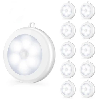 

Infrared Motion Sensor Cabinet Light Wireless LED Sensor Night Light Hallway Stairs Detector Light Auto On/Off Lamp