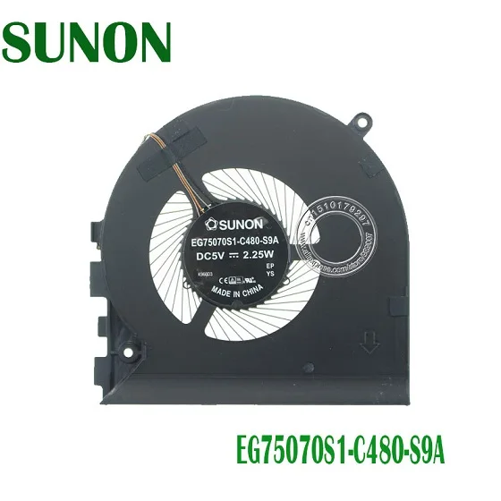 Brand new original cooling fan for Razer RZ09-0287 Blade Pro Spirit Blade 17 Professional Edition - Цвет лезвия: EG75070S1-C480-S9A