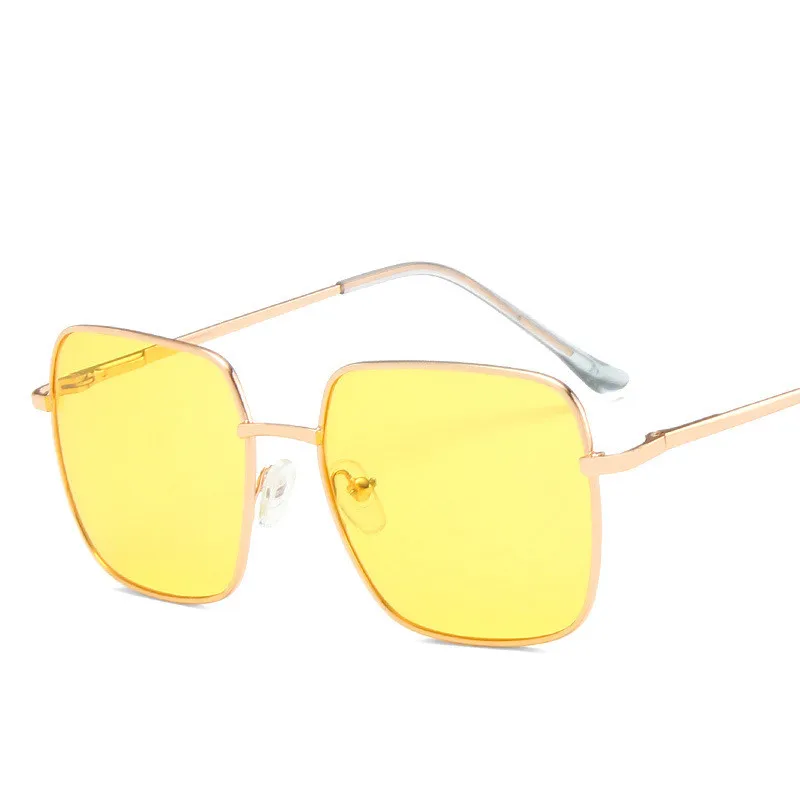 Новые модные солнцезащитные очки для мальчиков, детские солнцезащитные очки в квадратном стиле, фирменный дизайн, очки с защитой от ультрафиолета Oculos Gafas - Цвет линз: 3