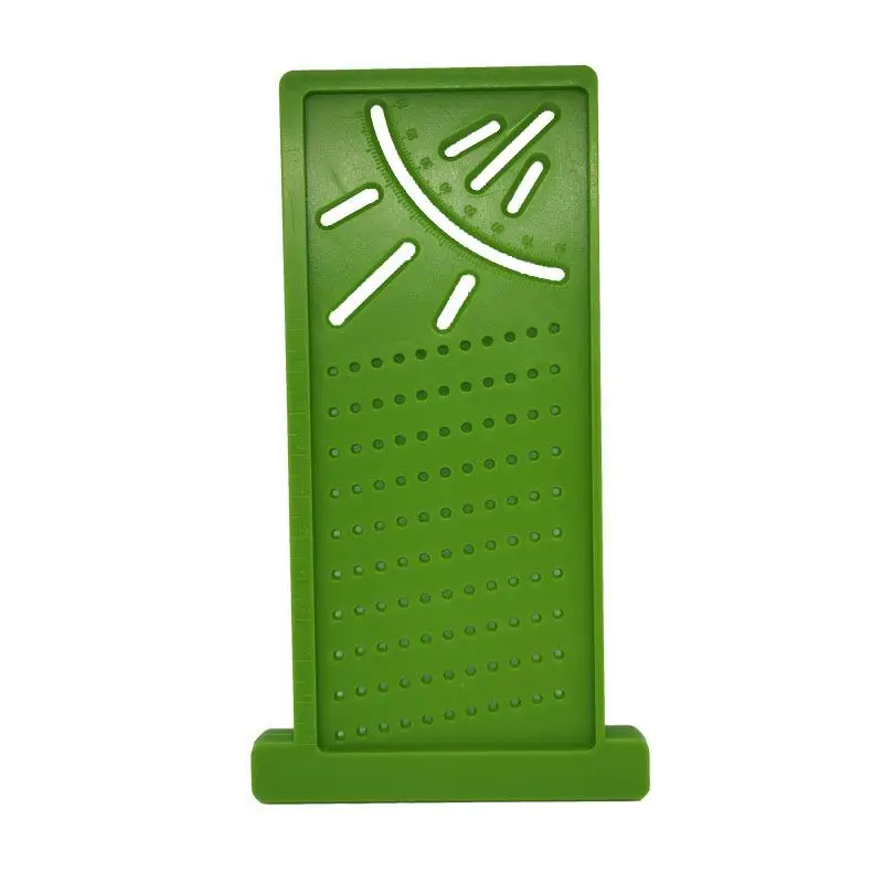 Green Прочный ABS измерение угла многофункциональная линейка измерительный точечный Измерительный Инструмент Практичный черный студенческий важный момент - Цвет: Green