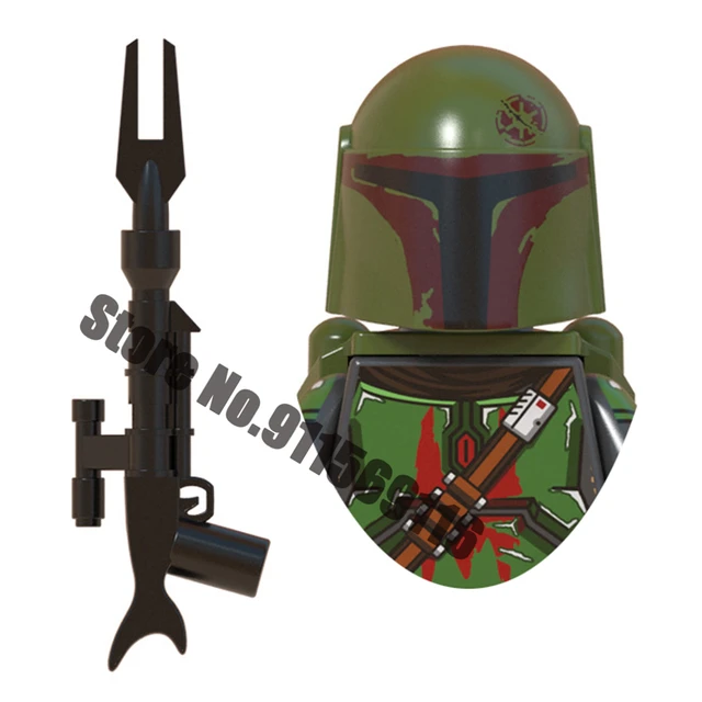 Mandalorian Building Block Jango Boba Fett Grogu Baby Yoda Pre Vizsla Bo-Katan Din Djarin Sabine Wren Star Brick Figure Wars Toy WM979