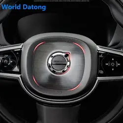 Внутреннее рулевое колесо декоративная оправа из нержавеющей стали отделка 1 шт. VOLVO XC60 2018 2019 2020
