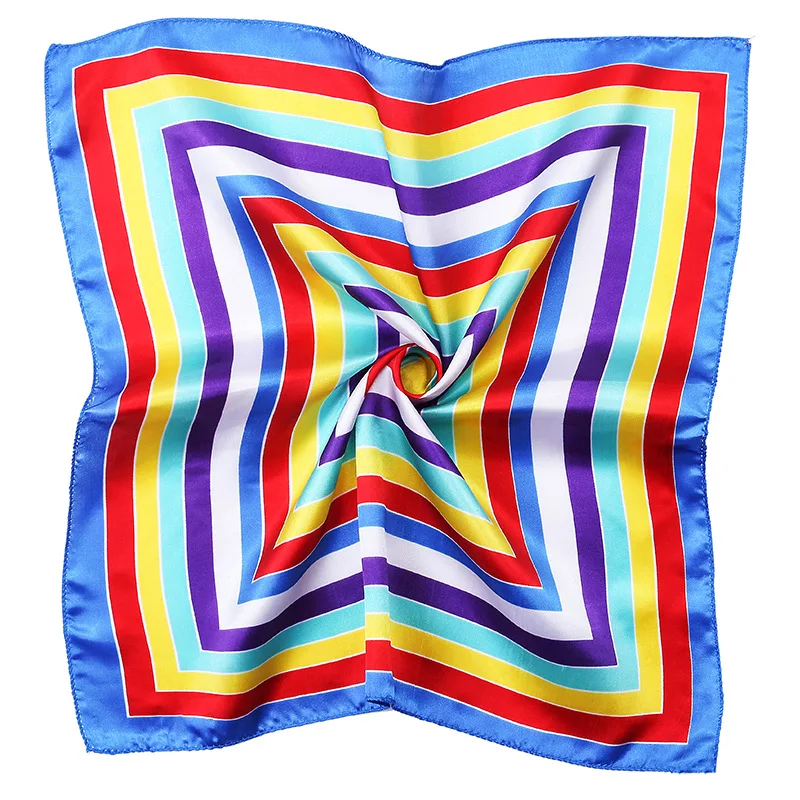 

Silk scarf 50cm tinted printed small square dress with small scarf gift gift