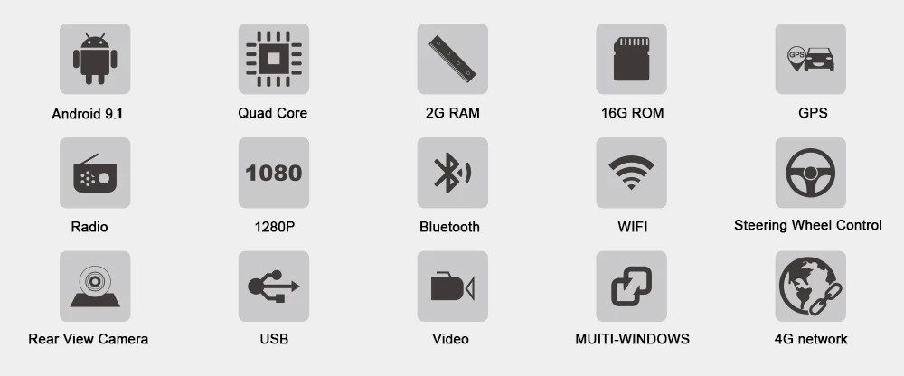 2G ram Авторадио 2 Din Android 9,0 Автомобильный gps навигатор Универсальный мультимедиа без DVD плеер стерео аудио головное устройство для nissan WIfi