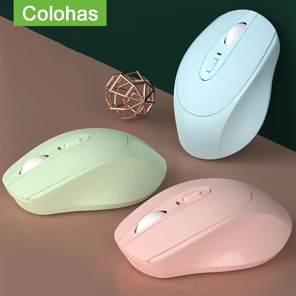 Ratón silencioso inalámbrico de 2,4G para Gamer, para Macbook, Xiaomi, portátil, Mini, recargable, mágico