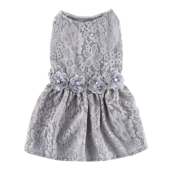 

Pet Dog Clothes Spring & Summer Dog Dress Pet Leopard Print Vest Shirts Lace Dress Fashion Striped Print Dress Clothing XS-L