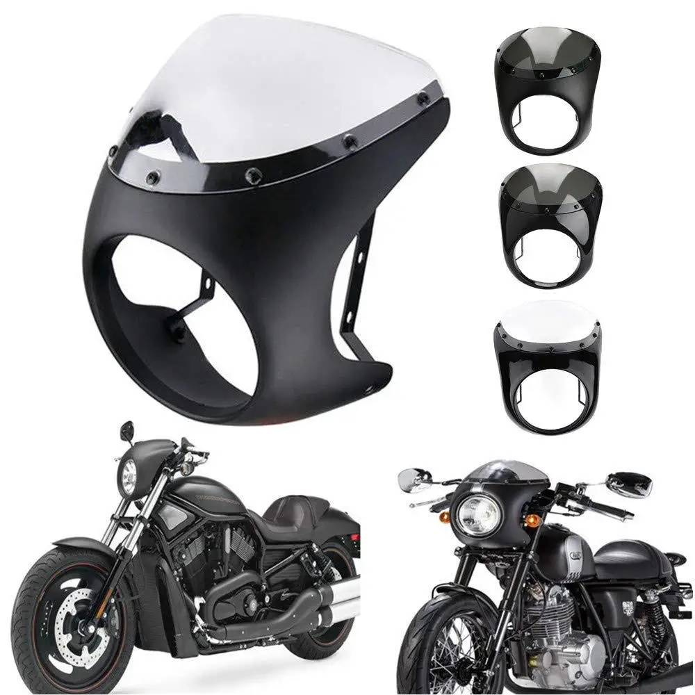 Универсальный обтекатель руля для лобового стекла мотоцикла 7 дюймов Dyna Sportster 1200