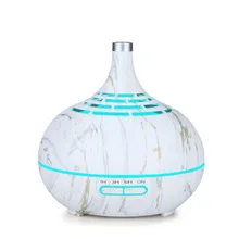 400 Ml Aromatherapy Humidifier 3D Colorful Fireworks Fragrance Night Light Glass Household Ultrasonic Essential Oil Ultrasonic A