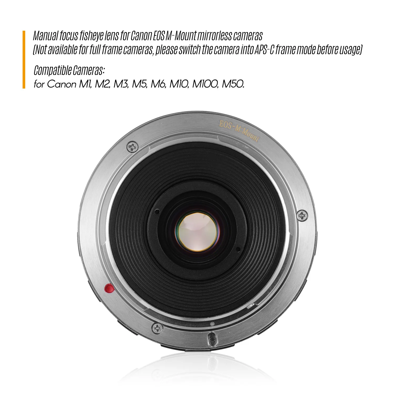 Andoer 7,5 мм F2.8 ручная фокусировка Рыбий глаз объектив E-Mount объектив для sony APS-C рамка ILDC камера A6600 A6400 A6500 A6300 A6000 5100