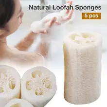 Губка из натуральной люфы губка для душа для ванны скруббер коврик для мытья горшок для тела чаша губка скребок для СПА Аксессуары для ванной комнаты
