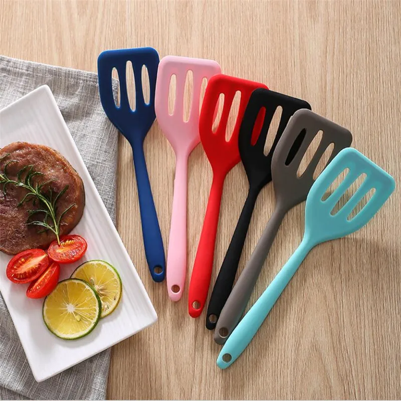 Kitchen Utensils Egg Fish Frying Pan Spatula Scoop Fried Shovel Silicone Turners Cooking Utensils Kitchen Tools Cooking Accessories Gadgets