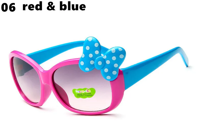 Модные новые детские защитные очки для девочек, сплав, солнцезащитные очки, Горячая Мода для мальчиков и девочек, детские классические ретро милые Солнцезащитные очки
