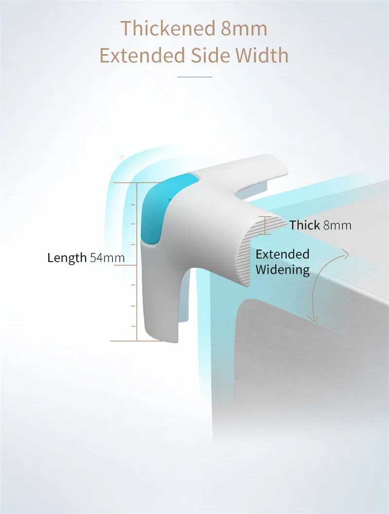BBZ-21 силиконовый анти-столкновения угол безопасности ребенка трехмерная защита угловая настольные ограждения Защитная крышка