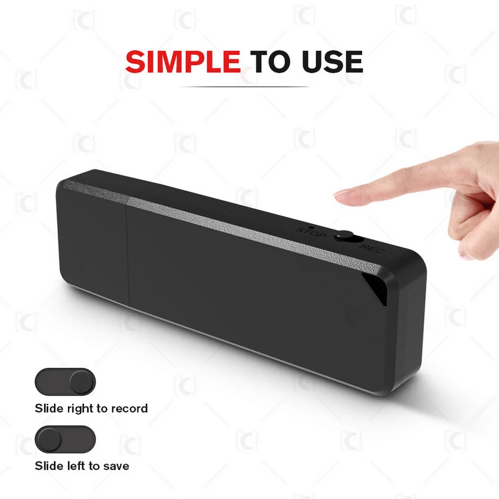 Мини USB накопитель диктофон 32 ГБ 64 цифровой с MP3 плеером 1536 кбит/с устройство