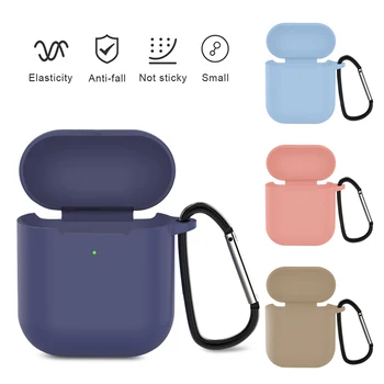 

New Silicone Case for Airpods 2nd Luxury Protective Earphone Cover Case for Apple Airpods 2 Shockproof Support Wireless Charging