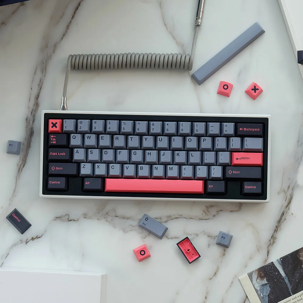 

171 Keys GMK 8008 Olivia Arctic Merlin Keycaps ABS Double Shot Keycap Cherry Profile With ISO Enter 7U Spacebar For MX Switch