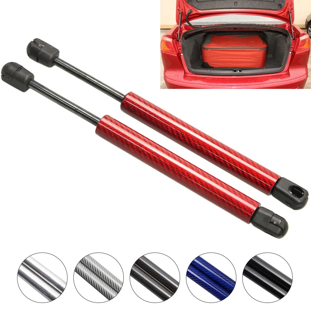 Для Mitsubishi Lancer Saloon 2008 - 2017 Auto Tailgate Carbon fiber Gas Spring Struts Prop Lift Support демпфер 298 мм |