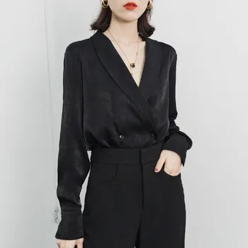 

Women Shirt 2020 New Low V-neck Shirt Fashion Sexy Blouse