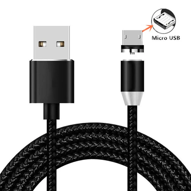 Магнитный зарядный кабель Micro USB для Samsung Xiaomi Redmi Huawei honor 9A Umidigi A5 Pro Oukitel C8