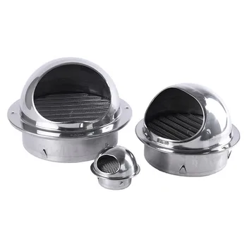 

Stainless Steel Wall Ceiling Air Vent Ducting Ventilation Exhaust Grille Cover Outlet Heating Cooling & Vents Cap Waterproof