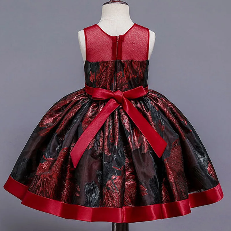 Г. Платье для девочек бальное платье с цветочным узором, Vestido, Детские платья для девочек вечерние платья-пачки на свадьбу для детей от 3 до 10 лет платье принцессы
