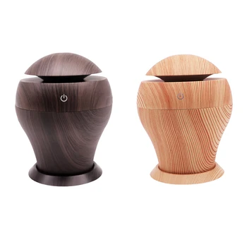 

250Ml USB Essential Oil Diffuser Aroma Wood Lamp Air Humidifier Aromatherapy Electric Aroma Diffuser Mist Maker for Home