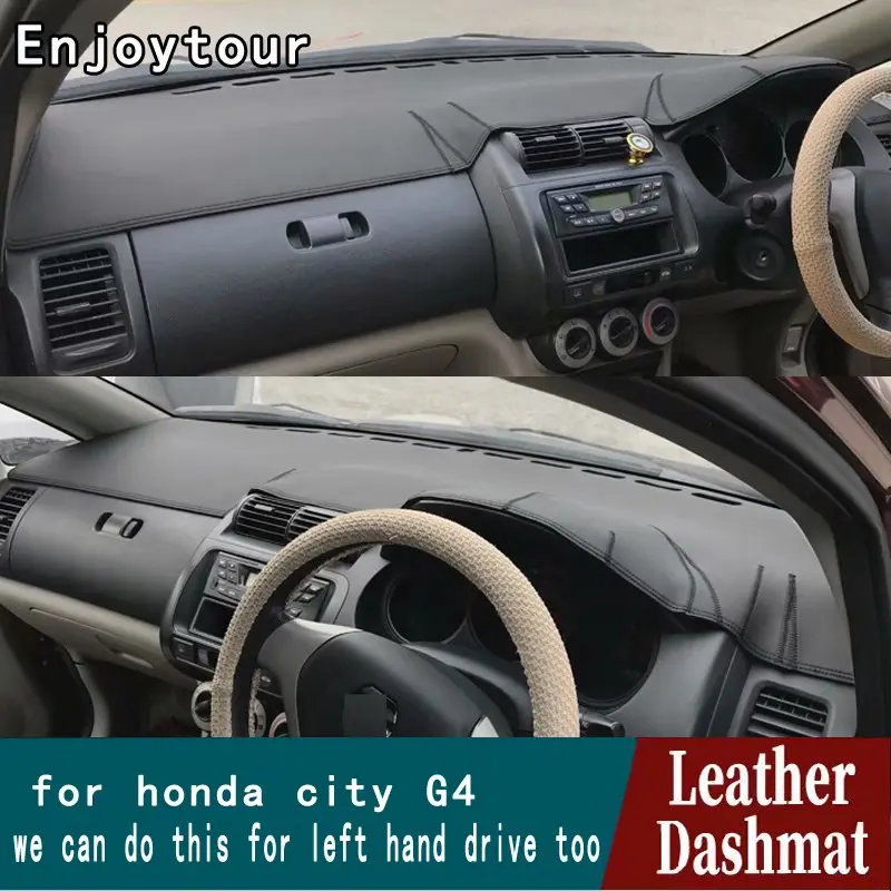 Кожаный коврик для приборной панели аксессуары стайлинга автомобиля RHD Honda G4 2003