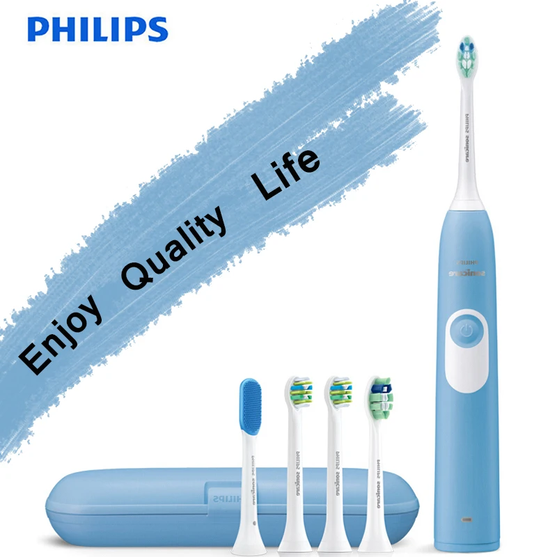 

PHILIPS HX6275-31000R/M Sonicare Electric Toothbrush Replaceable Brush Head and Toothbrush On/Off Button Design for The Adult