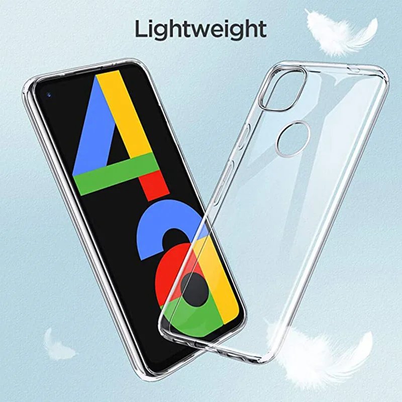 High Quality Clear Soft Bumper Case For Google Pixel 4a 5a Xl