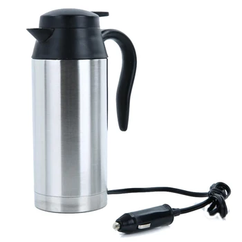 

12V Electric Kettle Stainless steel Bottle Cup Non-slip handle Fast Boiling