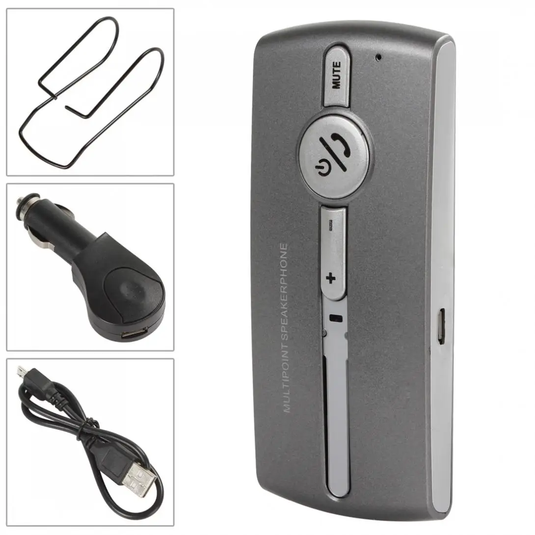 Bluetooth 3,0+ EDR USB многоточечный автомобильный Громкая связь наборы для сотового телефона громкой связи