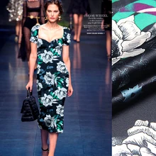 118 см набивная атласная шелковая ткань МЕТР 19 мм мягкий шелк стрейч атласная ткань атласная рубашка платье спандекс ткань оптом шелковая ткань