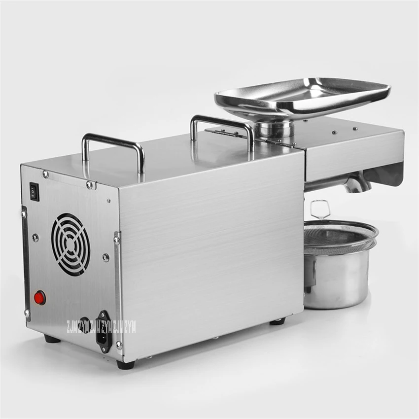 

Fully Automatic Household Stainless Steel Oil Press Export Small Family Hot and Cold Oil Press